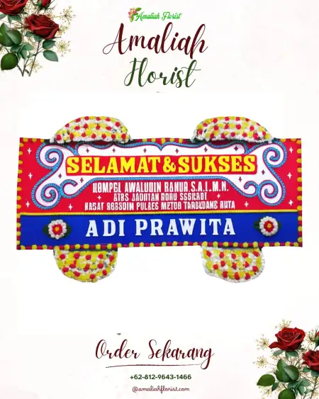 Papan Bunga Ucapan Selamat Hadipolo
